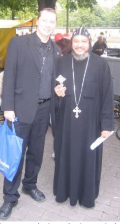 Bischof Anba Damian und Bischof Ralph Napierski